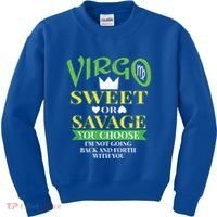 Virgo Astrology Zodiac September Birthday Quote Horoscope Gift Kids Sweatshirt thumb 0