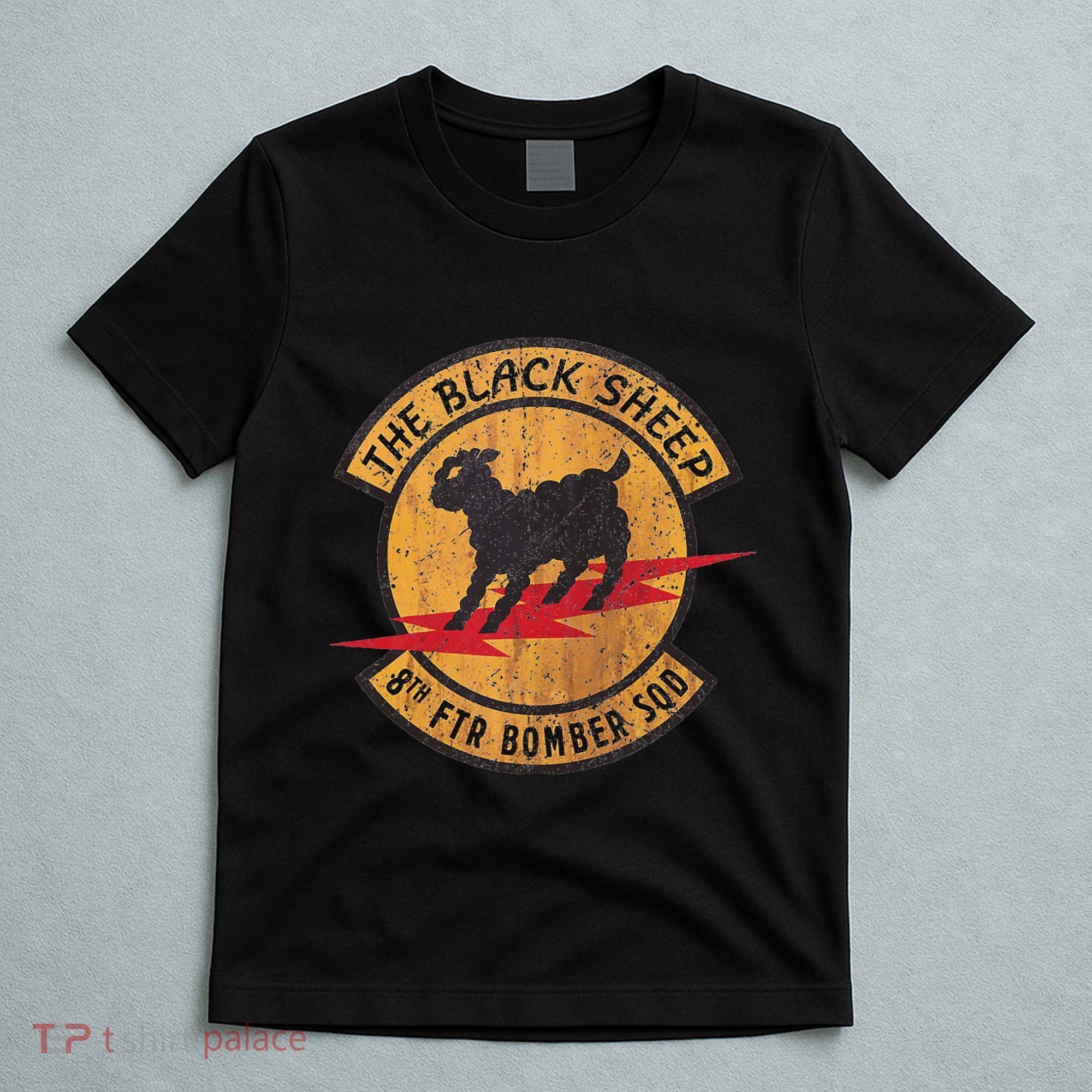 Vintage Black 8th Ftr Bomber Squadron T-Shirt