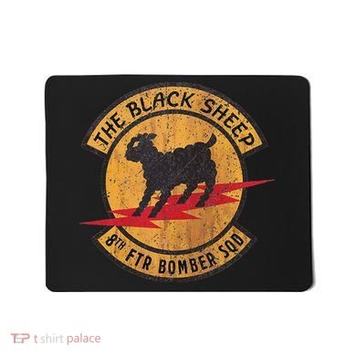 Vintage Black 8th Ftr Bomber Squadron Mousepad