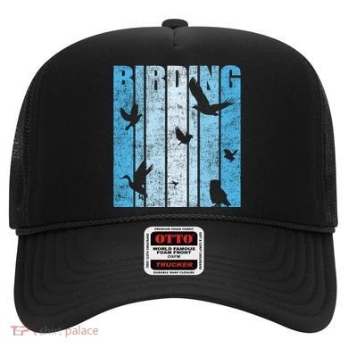 Vintage Birding Artwork Birdwatching Bird Lover Funny Gift Hat