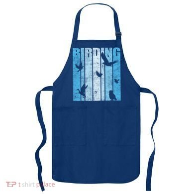 Vintage Birding Artwork Birdwatching Bird Lover Funny Gift Apron