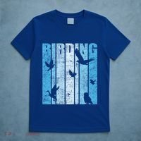 Vintage Birding Artwork Birdwatching Bird Lover Funny Gift T-Shirt thumb 5