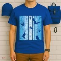 Vintage Birding Artwork Birdwatching Bird Lover Funny Gift T-Shirt thumb 6