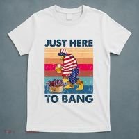 Vintage Bigfoot American Shirts Just Here To Bang 4th Of July T-Shirt thumb 5