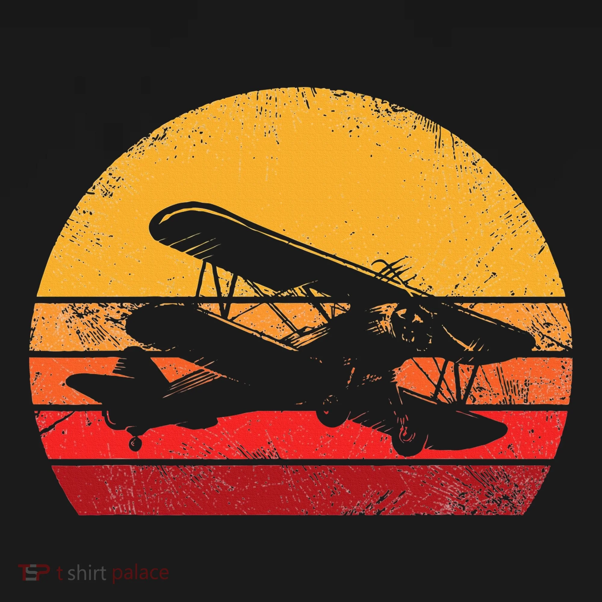 Vintage Biplane Aviator Doggie Tank