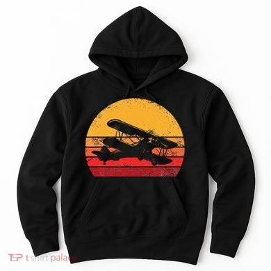 Vintage Biplane Aviator Hoodie