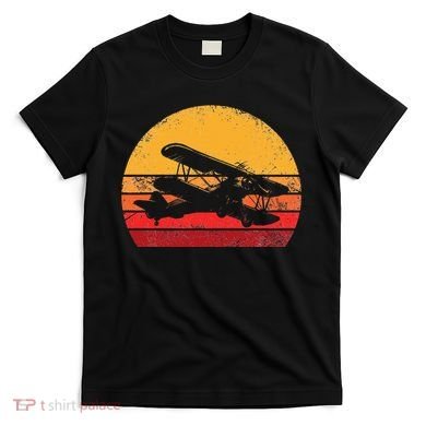 Vintage Biplane Aviator T-Shirt