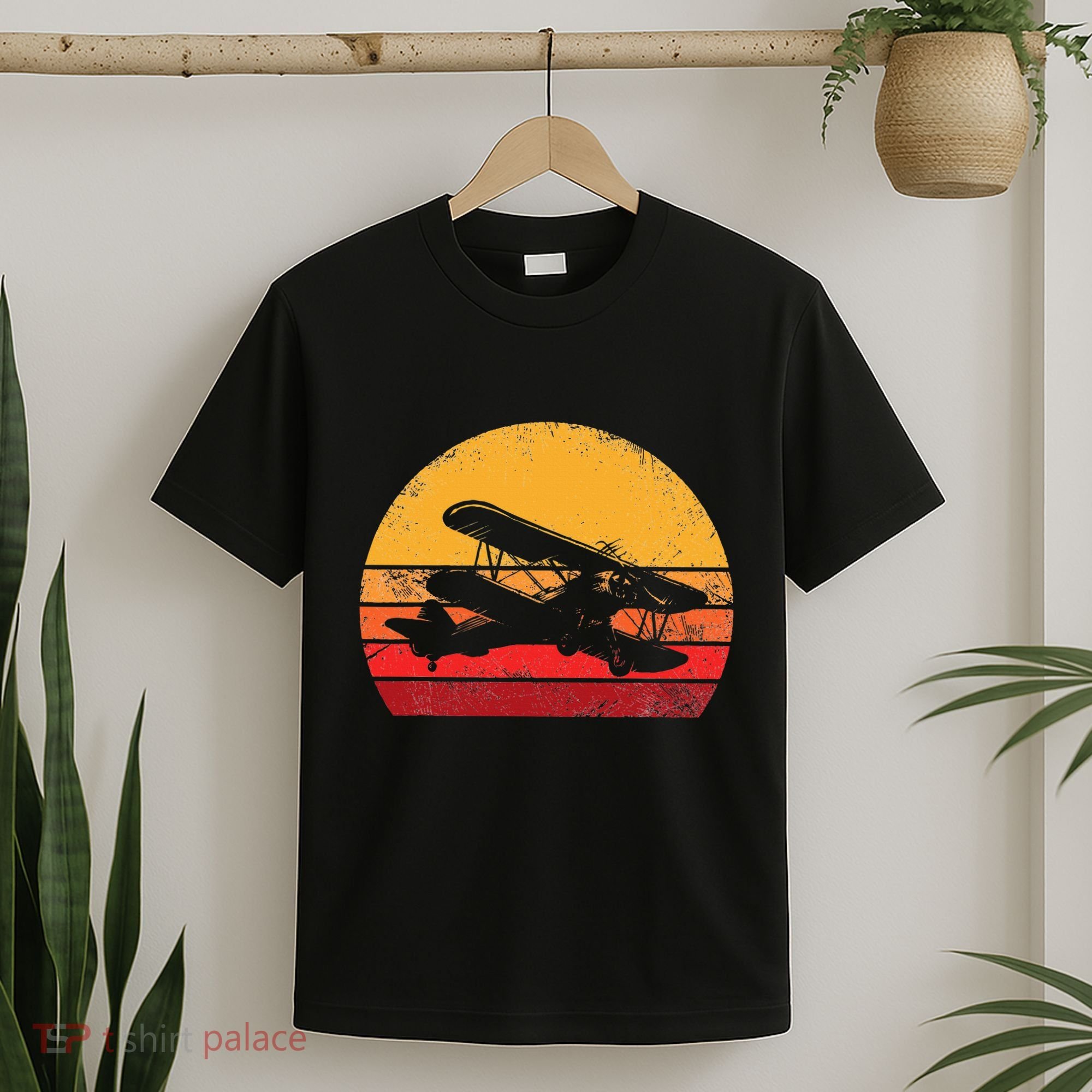 Vintage Biplane Aviator T-Shirt