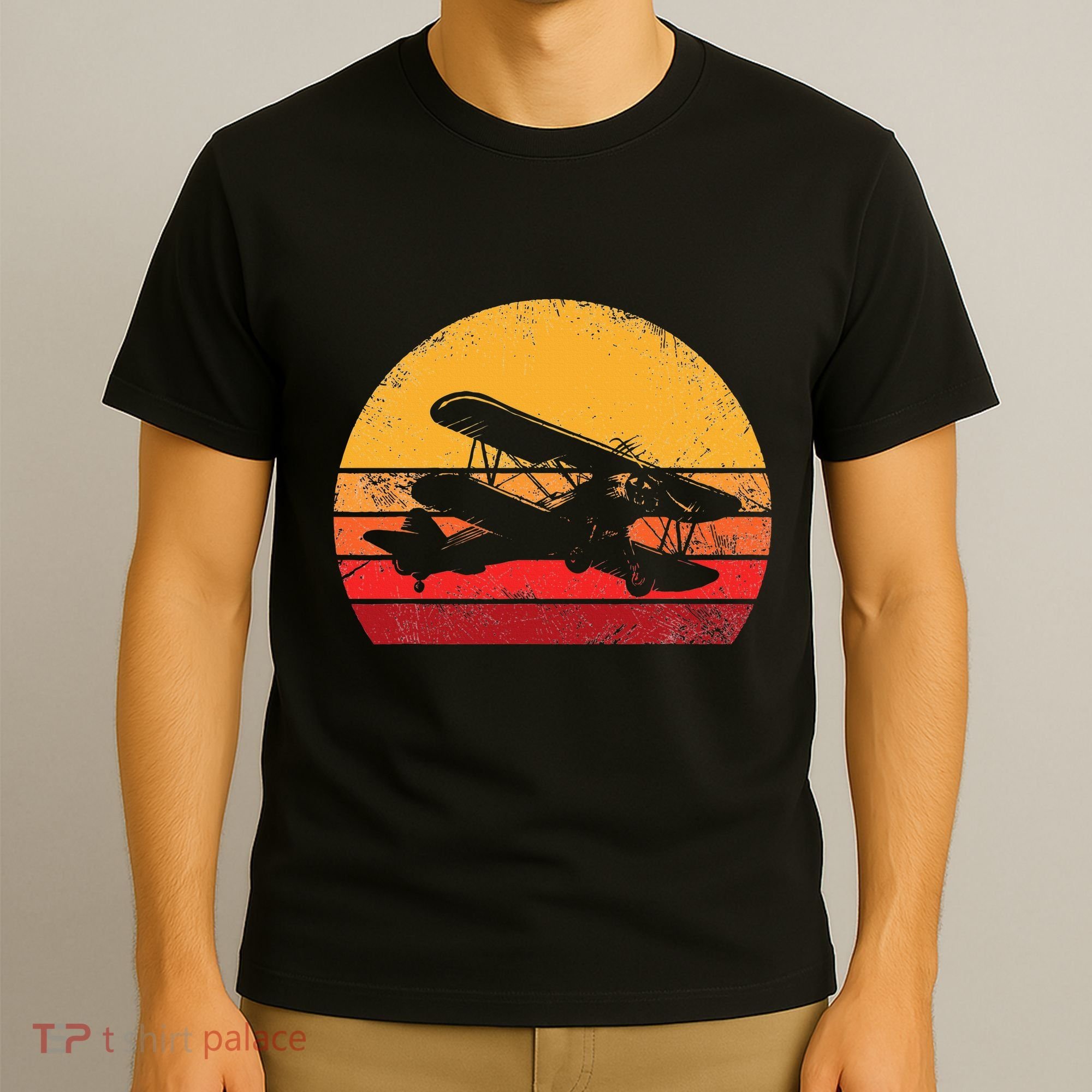 Vintage Biplane Aviator T-Shirt