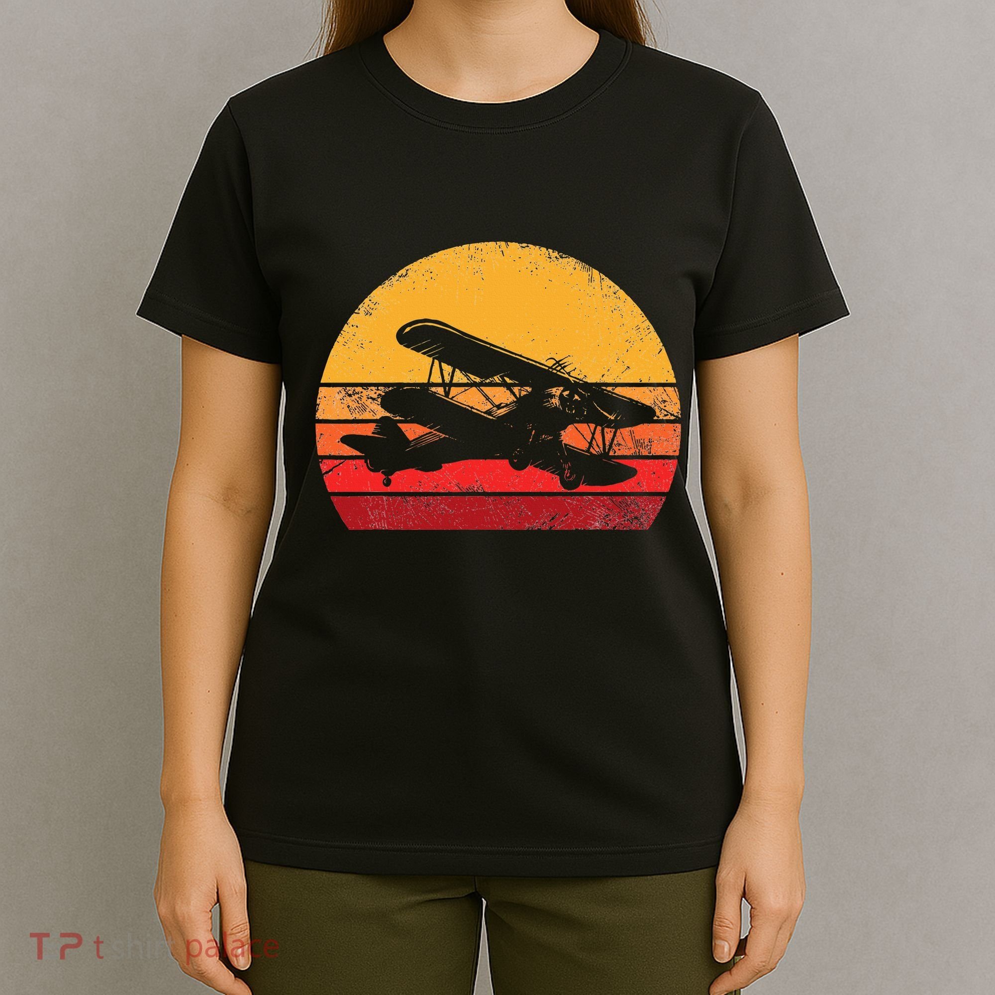 Vintage Biplane Aviator T-Shirt