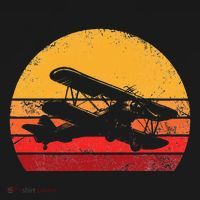 Vintage Biplane Aviator T-Shirt thumb 7