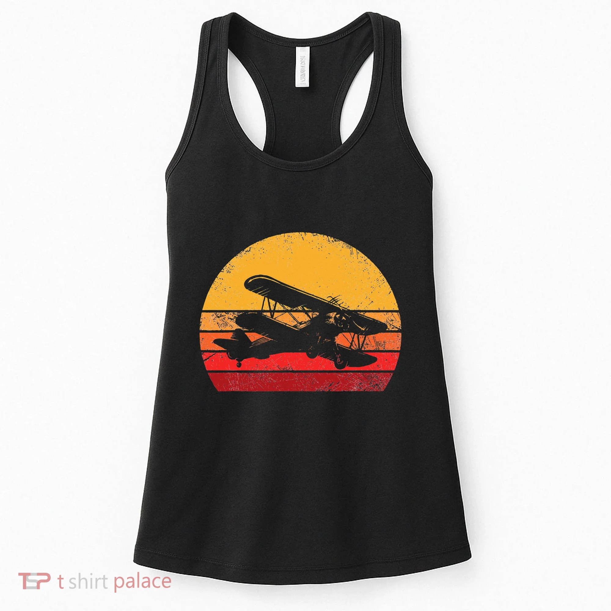 Vintage Biplane Aviator Women's Tank Top
