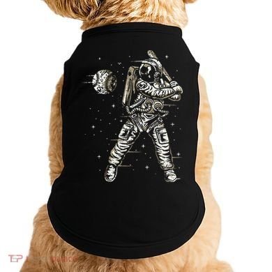 Vintage Baseball Astronaut  Space Baseball Doggie Tank
