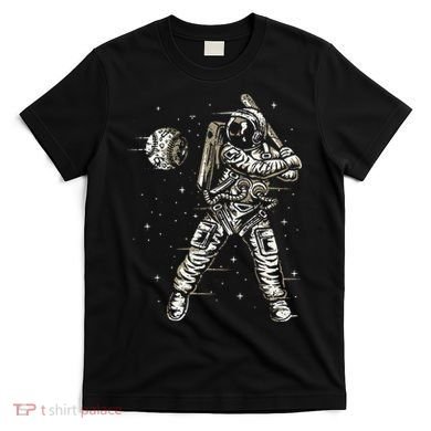 Vintage Baseball Astronaut  Space Baseball T-Shirt