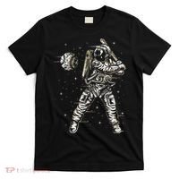Vintage Baseball Astronaut  Space Baseball T-Shirt thumb 0