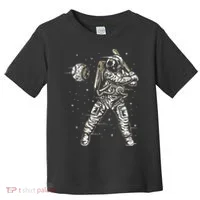 Vintage Baseball Astronaut  Space Baseball Toddler T-Shirt thumb 0