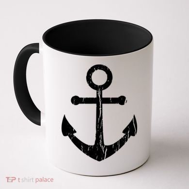 Vintage Boat Anchor Nautical Sailing Coffee Mug