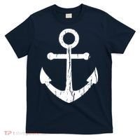 Vintage Boat Anchor Nautical Sailing T-Shirt thumb 0