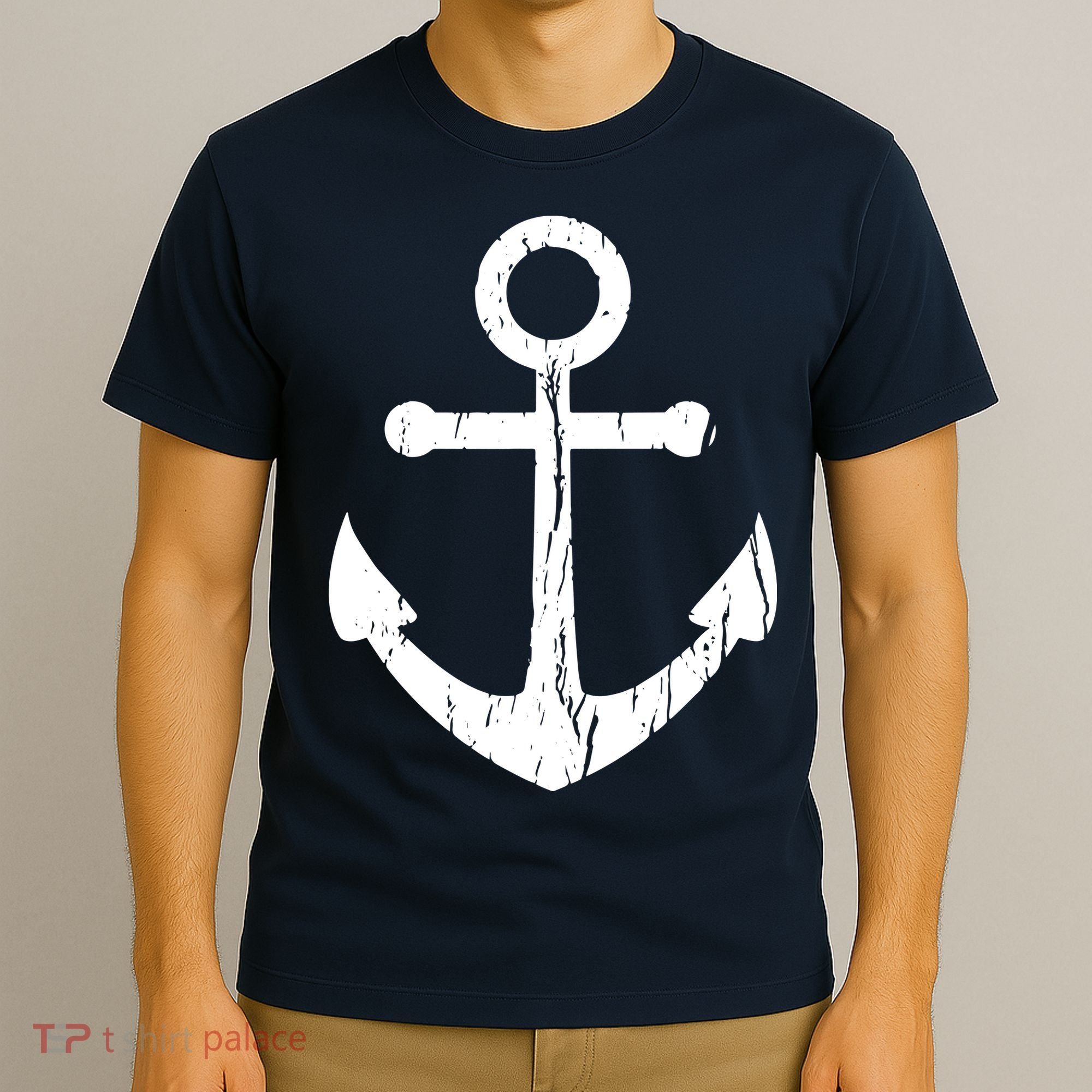 Vintage Boat Anchor Nautical Sailing T-Shirt