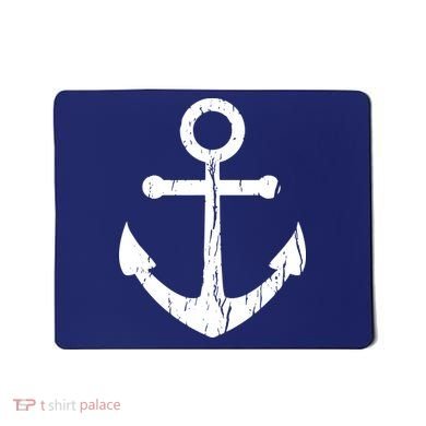 Vintage Boat Anchor Nautical Sailing Mousepad