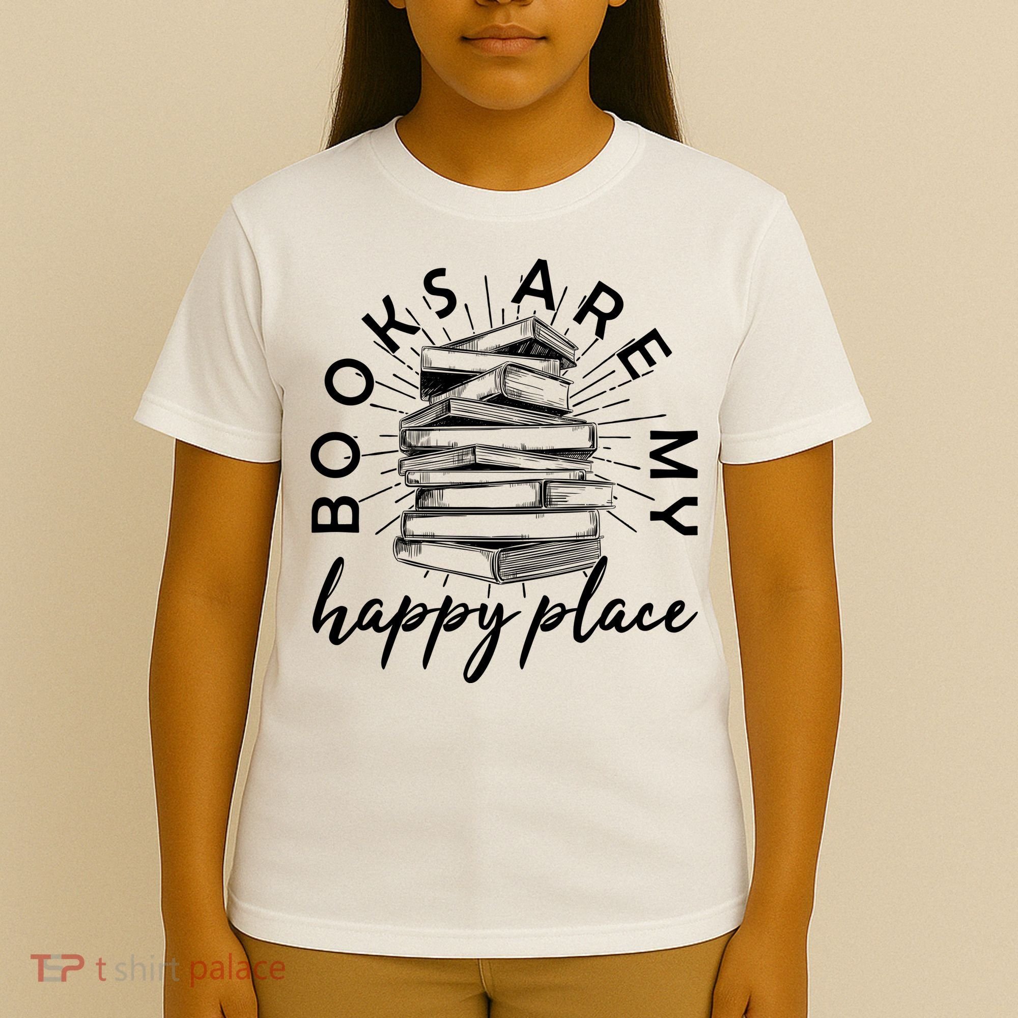 Vintage Books Are My Happy Place T-Shirt