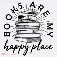 Vintage Books Are My Happy Place T-Shirt thumb 7