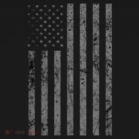 Vintage Black American Flag T-Shirt thumb 7