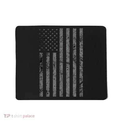 Vintage Black American Flag Mousepad