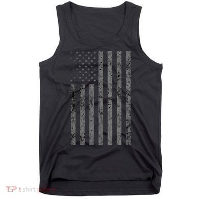 Vintage Black American Flag Tank Top