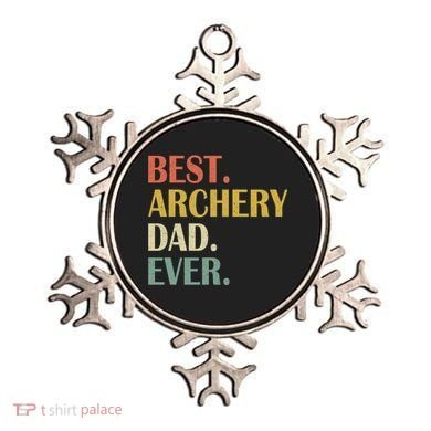 Vintage Best Archery Dad Ever Fathers Day Funny Funny Gift Ornament