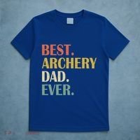 Vintage Best Archery Dad Ever Fathers Day Funny Funny Gift T-Shirt thumb 5