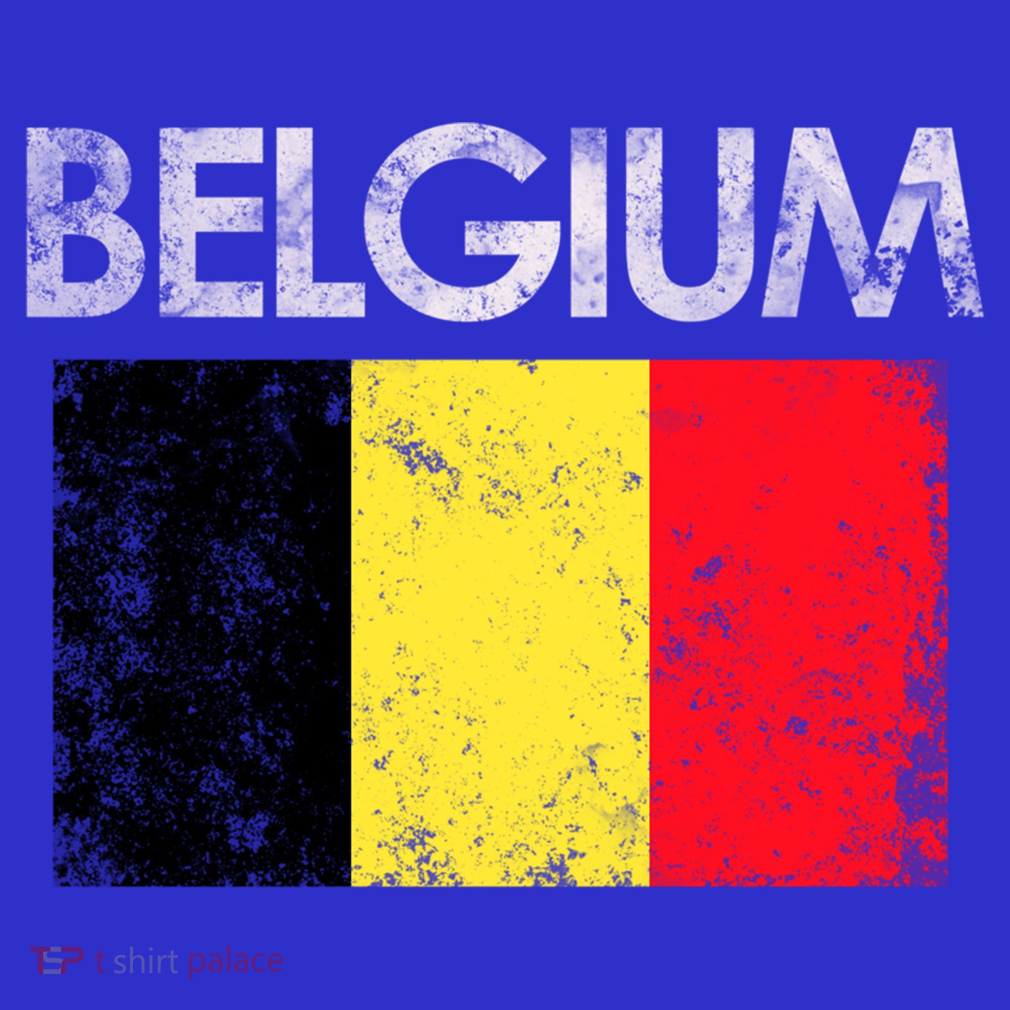 Vintage Belgium Belgian Flag Pride Gift T-Shirt
