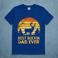 Vintage Best Buckin Dad Ever Mazing Papa Funny Hunting Gift T-Shirt thumb 5