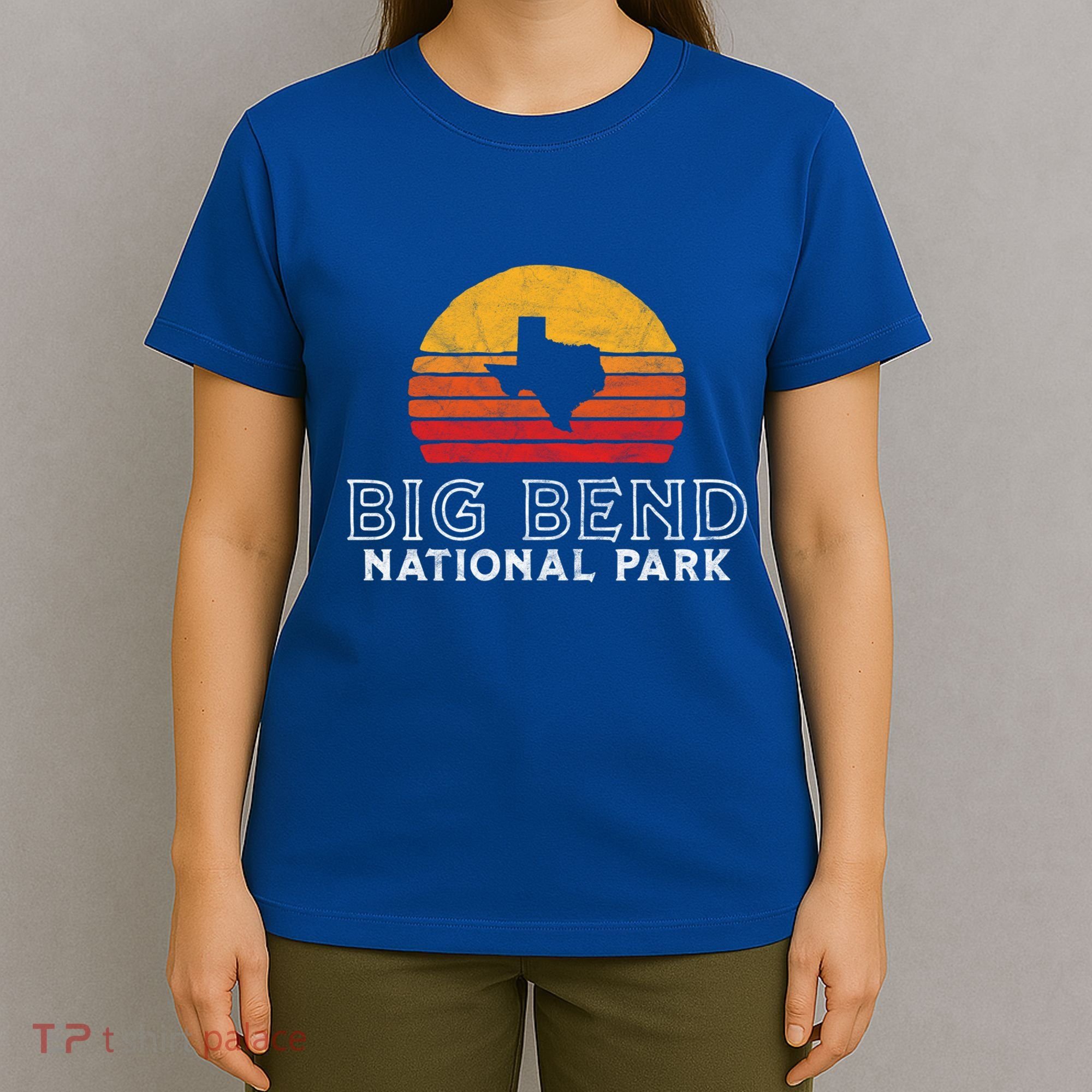 Vintage Big Bend National Park Gift Retro Texas Sun T-Shirt