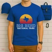 Vintage Big Bend National Park Gift Retro Texas Sun T-Shirt thumb 6