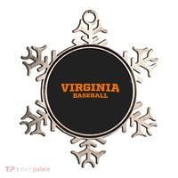Virginia Baseball Block Ornament thumb 0