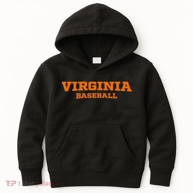Virginia Baseball Block Kids Hoodie