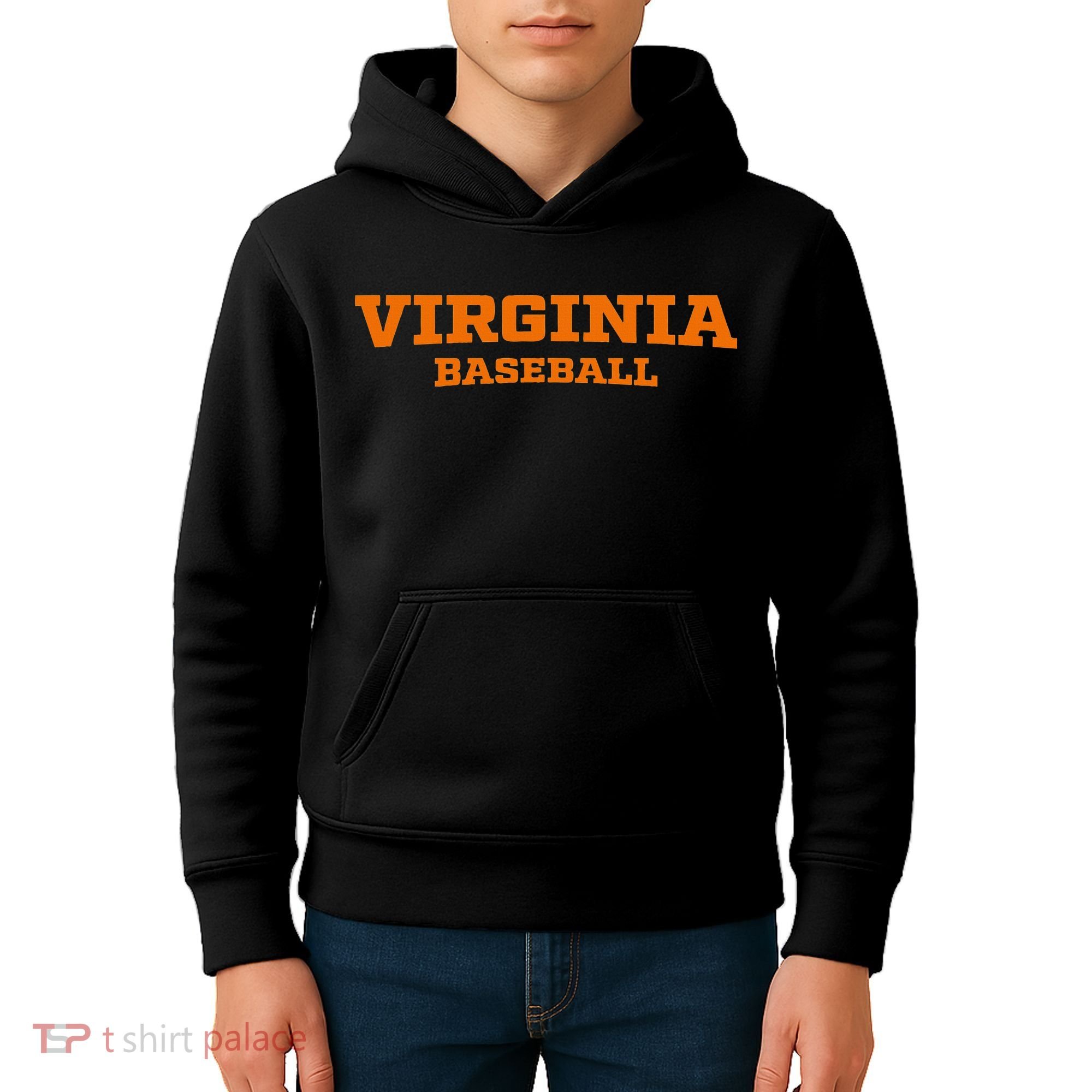 Virginia Baseball Block Kids Hoodie
