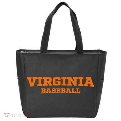 Virginia Baseball Block Tote Bag