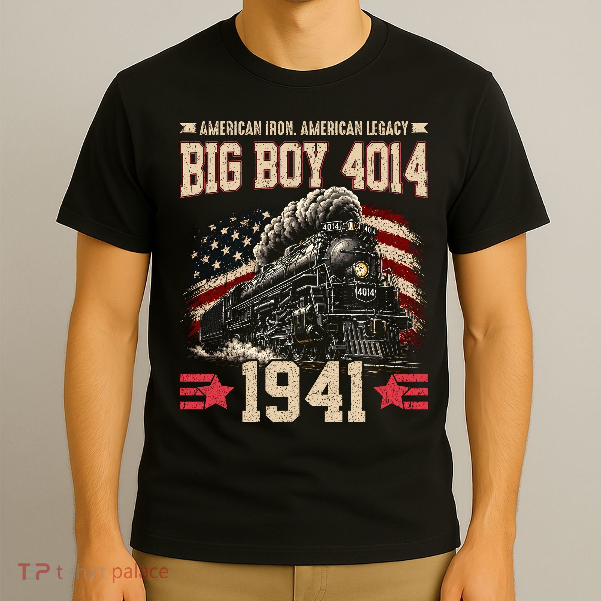 Vintage Big Boy 4014 American Locomotive 1941 T-Shirt