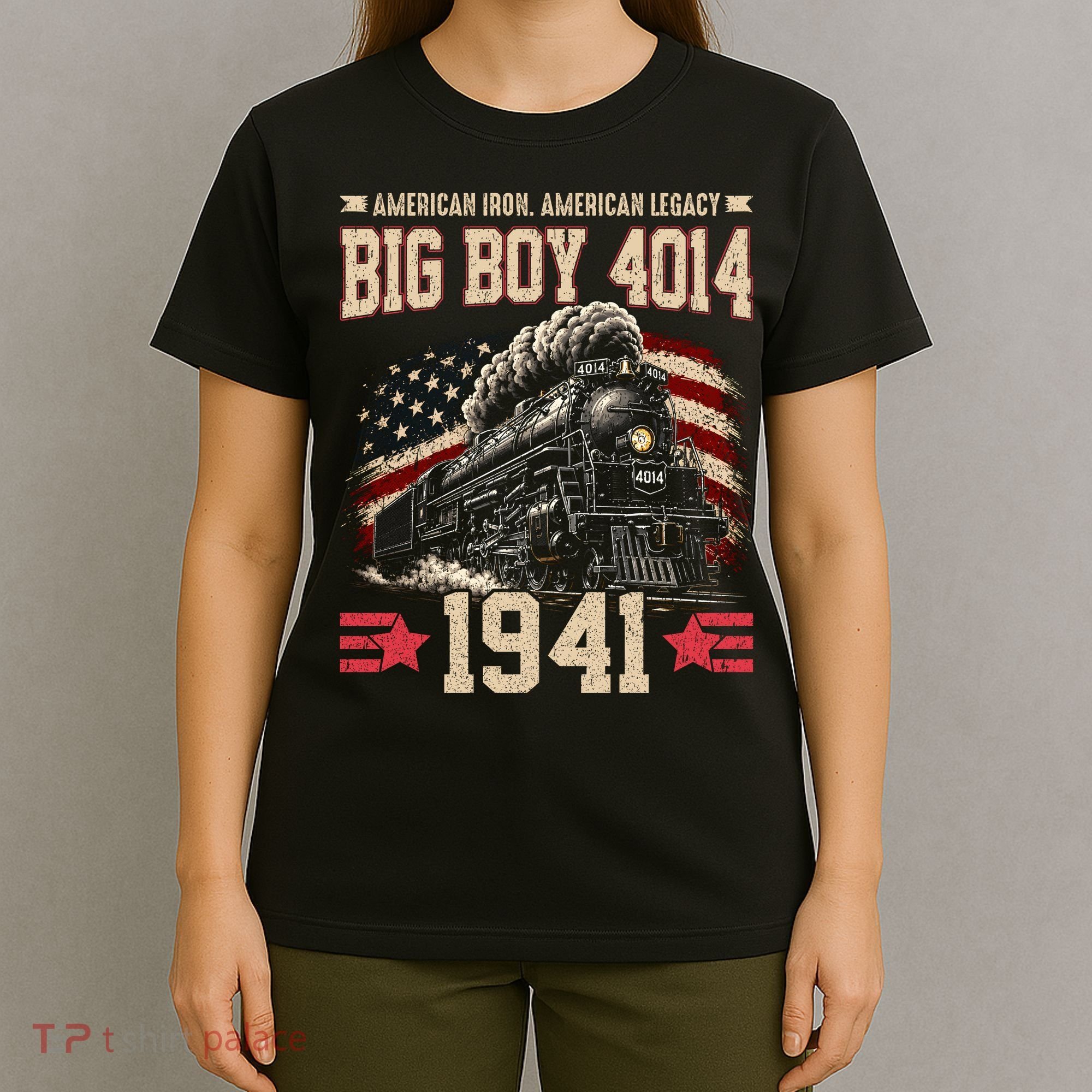 Vintage Big Boy 4014 American Locomotive 1941 T-Shirt