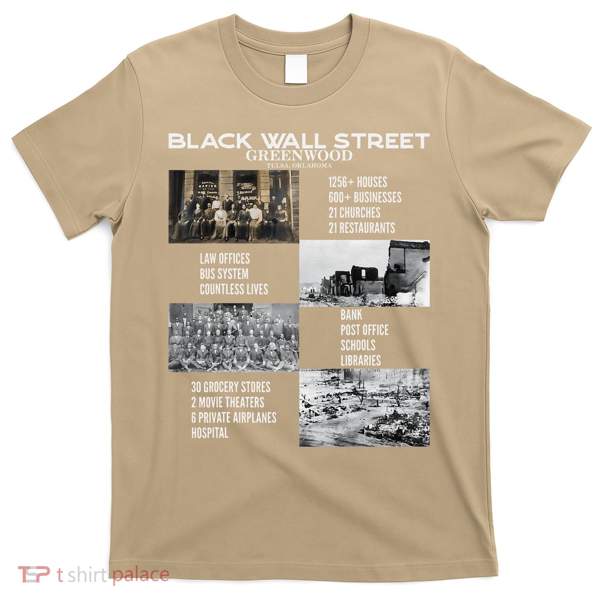 Vintage Black Business Black History Month Black Wall Street T-Shirt