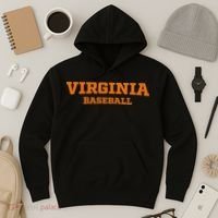 Virginia Baseball Block Font Hoodie thumb 3