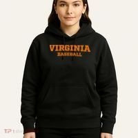 Virginia Baseball Block Font Hoodie thumb 5