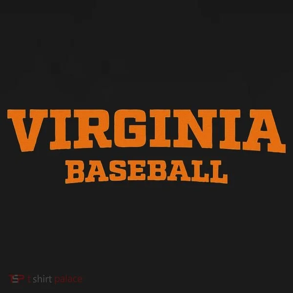 Virginia Baseball Block Font Bucket Hat