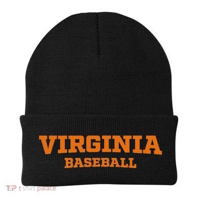 Virginia Baseball Block Font Beanie