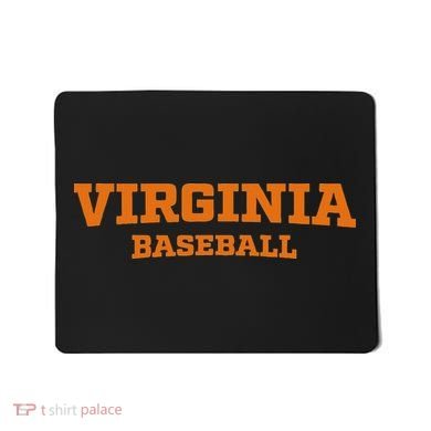 Virginia Baseball Block Font Mousepad