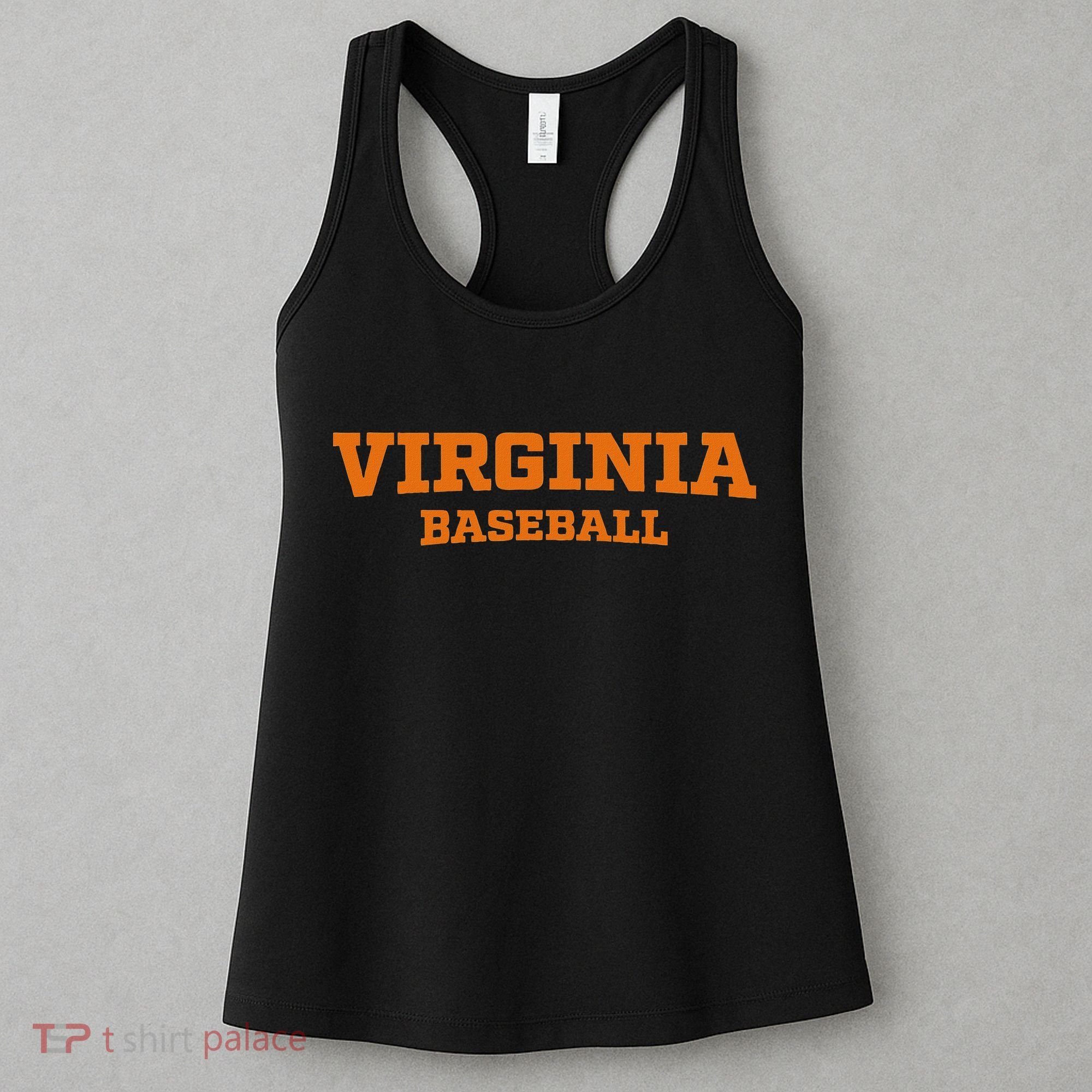 Virginia Baseball Block Font Women's Tank Top