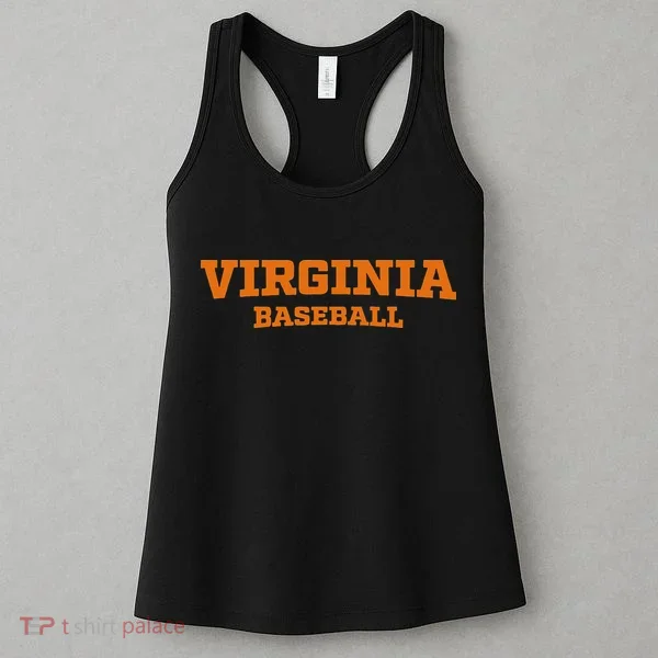 Virginia Baseball Block Font Women's Tank Top