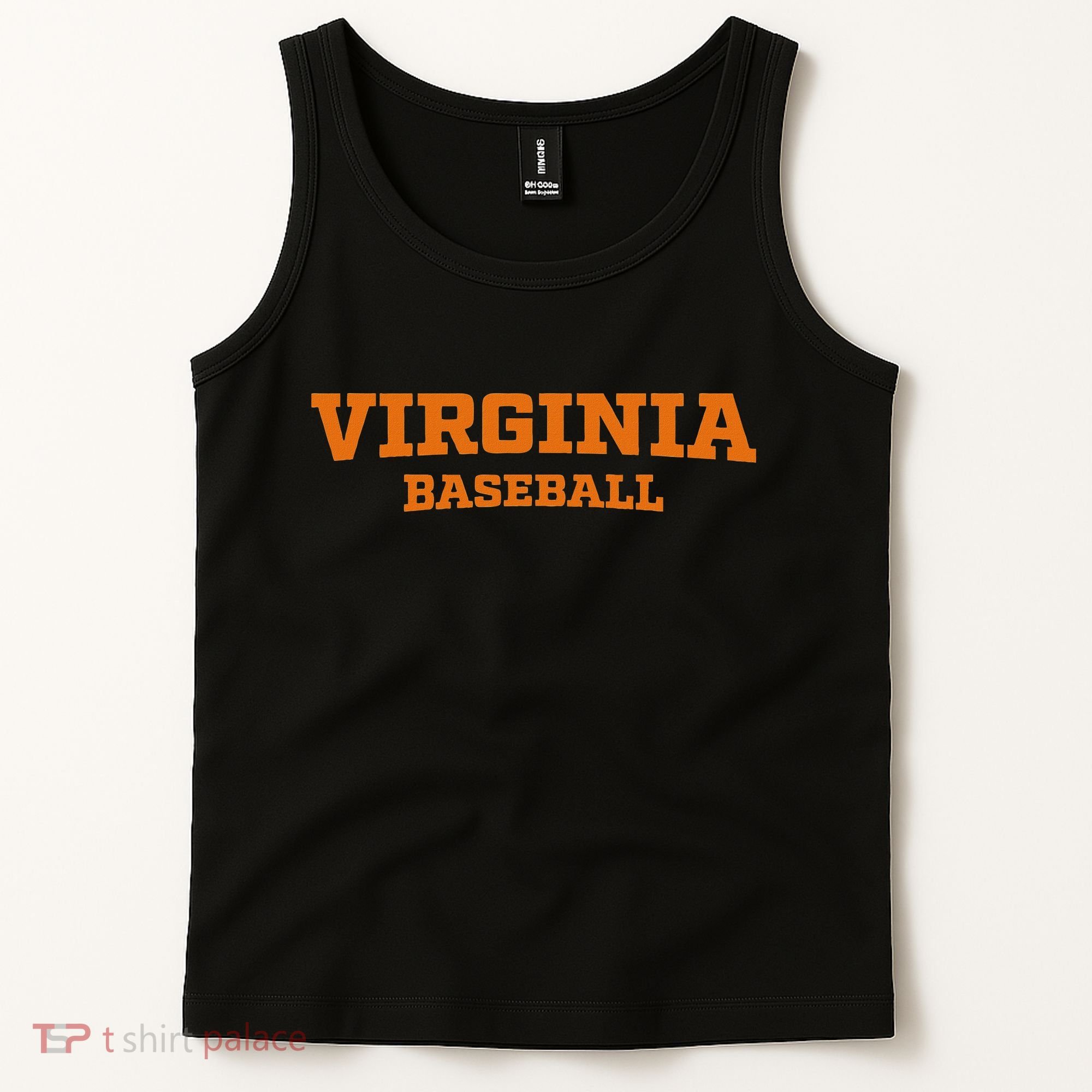 Virginia Baseball Block Font Tank Top